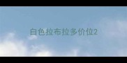 白色拉布拉多价位
