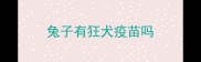 兔子有狂犬疫苗吗