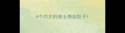 4个月大的哈士奇拉肚子
