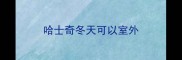 哈士奇冬天可以室外