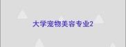 大学宠物美容专业