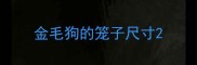 金毛狗的笼子尺寸