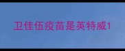 卫佳伍疫苗是英特威