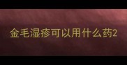 金毛湿疹可以用什么药