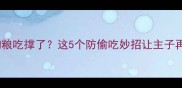 哈士奇偷吃狗粮吃撑了这5个防偷吃妙招让主子再也不能白吃