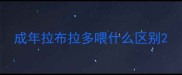 成年拉布拉多喂什么区别
