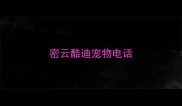 密云酷迪宠物电话