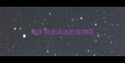 重庆带游泳池的宠物店