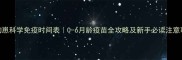 小狗崽科学免疫时间表0-6月龄疫苗全攻略及新手必读注意事项