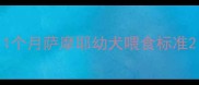 1个月萨摩耶幼犬喂食标准
