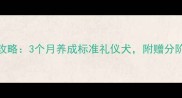狗狗敬礼训练全攻略3个月养成标准礼仪犬附赠分阶段教学视频链接