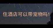 住酒店可以带宠物吗
