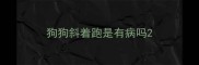 狗狗斜着跑是有病吗