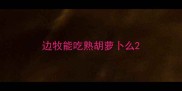 边牧能吃熟胡萝卜么
