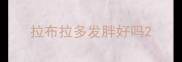 拉布拉多发胖好吗